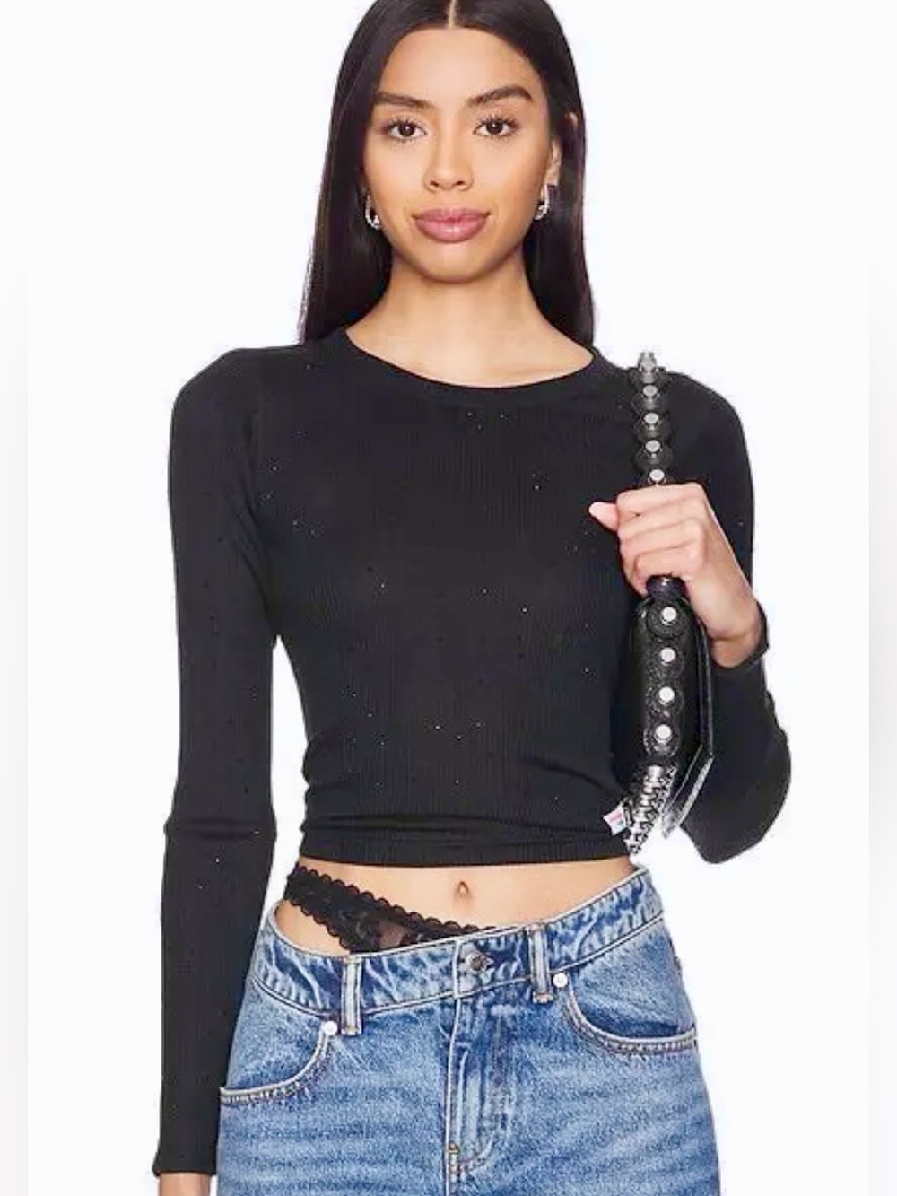 ALEXANDER WANG HOTFIX CROP XS